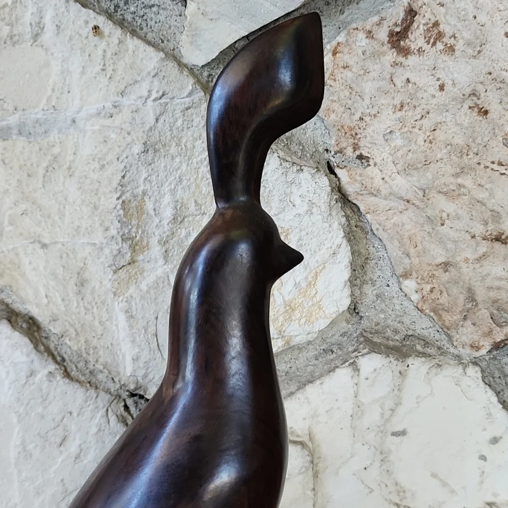 Solid wood quail figure - Picture 3 of 5